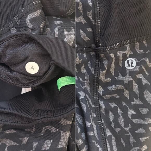 Lululemon legging women's size 4 Running in the City 7/8 Tight *Full-On Luxtreme - Picture 3 of 16